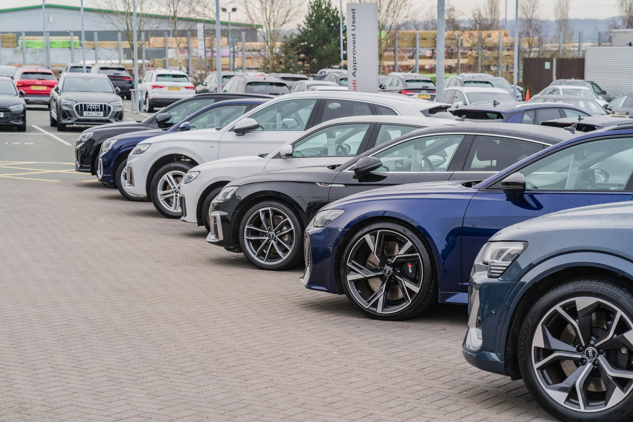 lease cars lined up